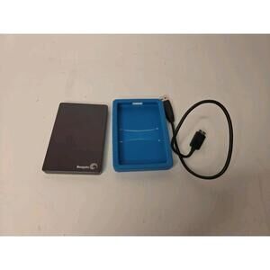 Seagate Backup Plus Portable Drive Black 1TB USB 3.0 Tested Working
